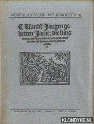 Boekenoogen, Dr. G.J. - Vanden Jongen geheeten Jacke. Die sijns vaders beesten wachte int velt, ende vanden brueder dye daer quam om Jacke te castien