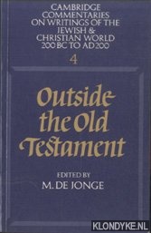 Jonge, Marinus de (edited by) - Outside the Old Testament