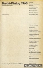 Hecht, Werner - Brecht-Dialog 1968. Politik auf dem Theater, Dokumentation 09.-16. Februar 1968