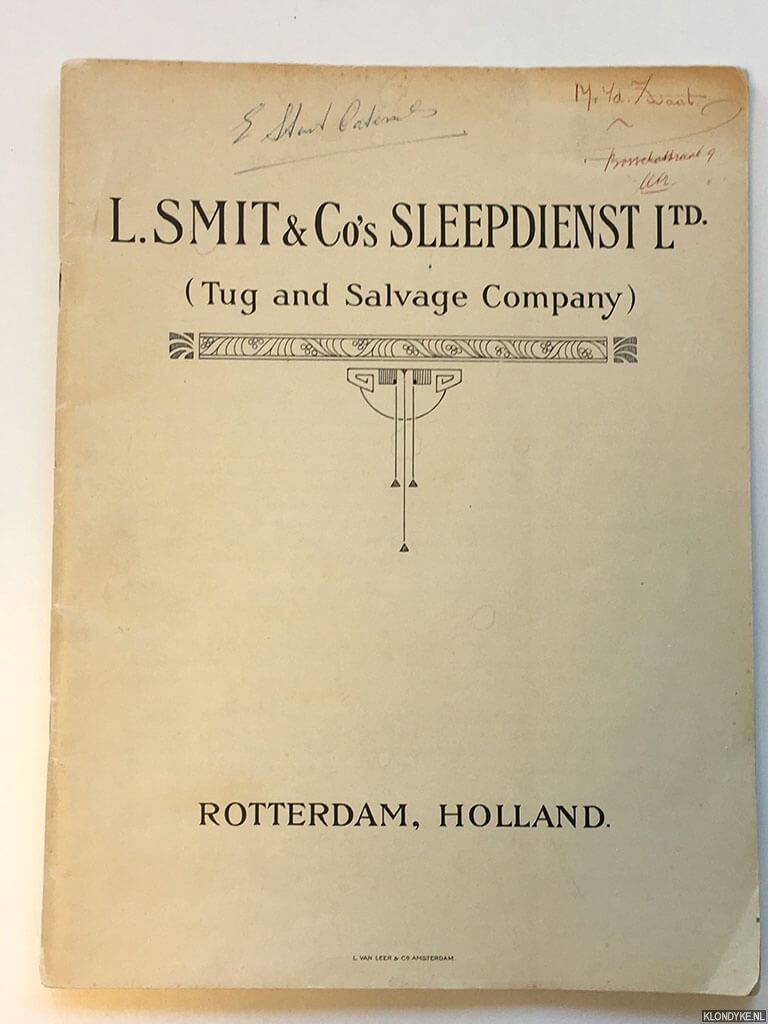 Diverse auteurs - L. Smit & Co's Sleepdienst Ltd. (Tug and Salvage Company)