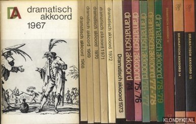 Stroman, B. - e.a. - Dramatisch akkoord 1967- 1982 (15 volumes)