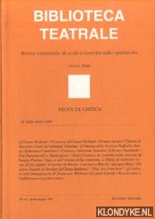 Marotti, Ferruccio - e.a. - Biblioteca Teatrale. Rivista trimestrale di studi e ricerche sullo spettacolo - Nuova Serie - BT 42 1997: Prove di critica