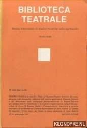 Marotti, Ferruccio - e.a. - Biblioteca Teatrale. Rivista trimestrale di studi e ricerche sullo spettacolo - Nuova Serie - BT 34 1995