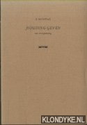 Montag, S. - Houding geven. Een overpeinzing