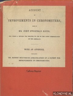 Airy, G.B. (introduction) - Account of Improvements in Chronometers, made by Mr. John Sweetman Eiffe