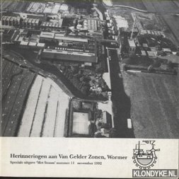 Dozzi, J. - e.a. (redactie) - Herinneringen aan Van Gelder Zonen, Wormer