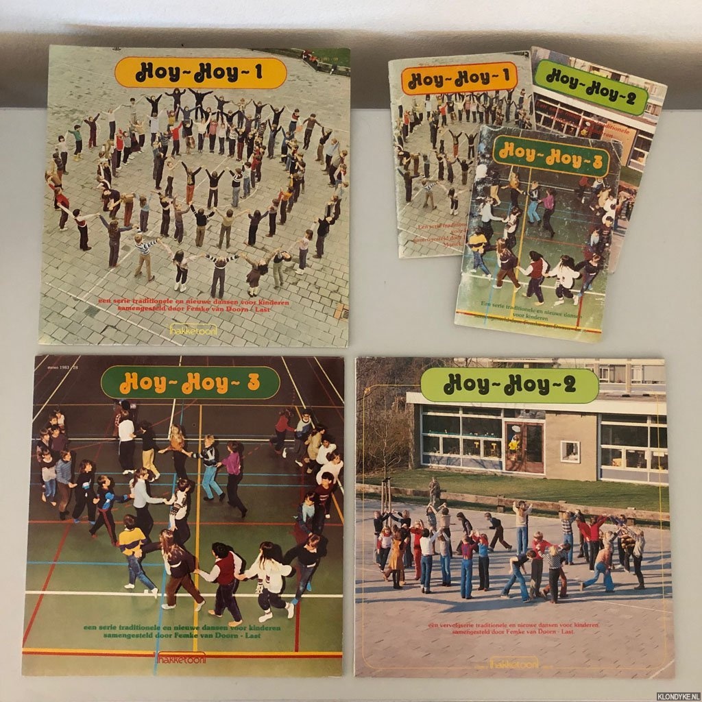 Doorn-Last, Femke van & Hans Peters (muziek) - Hoy-Hoy. Een serie traditionele en nieuwe dansen voor kinderen (3 delen incl. LP's)