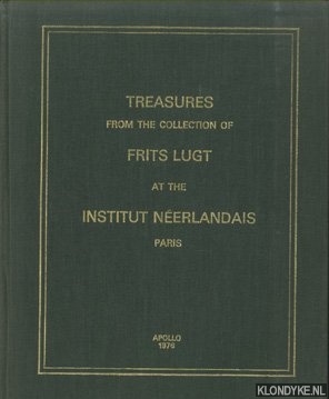 Sutton, Denys - Treasures from the collection of Frits Lugt at the Institut Neerlandais Paris