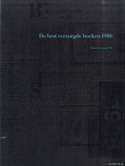 Kraima, Henk (voorwoord) - De best verzorgde boeken van 1986 / The best book designs 1986