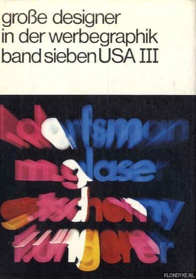 Hillebrand, Henri - Groe Designer in der Werbegraphik. Band Sieben USA III