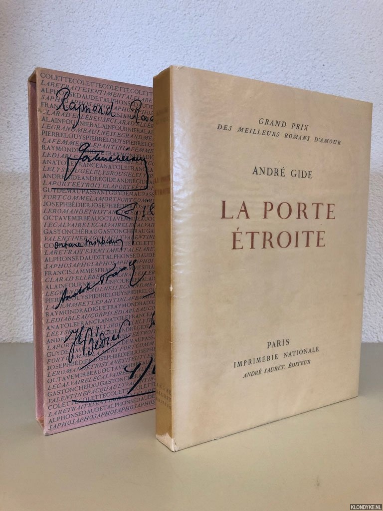 Gide, Andr & Pierre-Yves Trmois (eau-forte originale de) & Jean Paulhan (preface de) - La porte troite