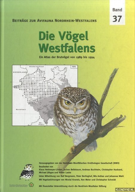 Nottmeyer-Linden, Klaus - Die Vgel Westfalens: Ein Atlas der Brutvgel von 1989 bis 1994