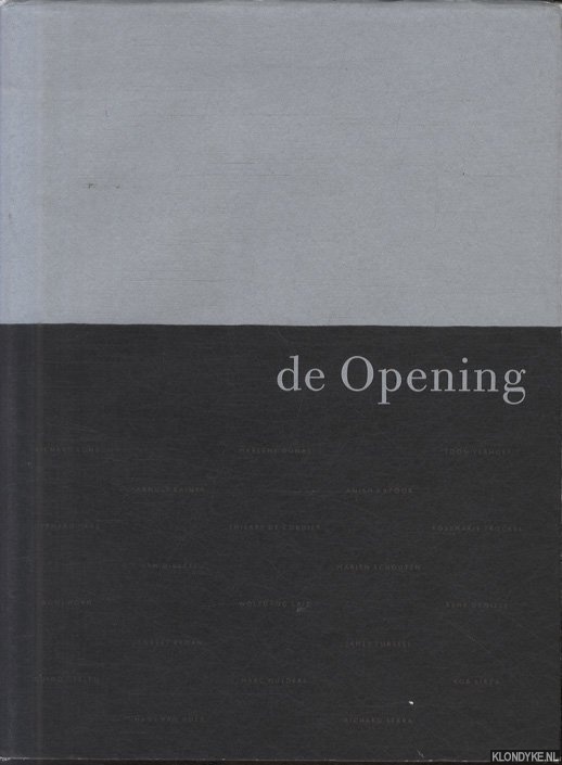 Asseldonk, W. van (a.o.). - De opening