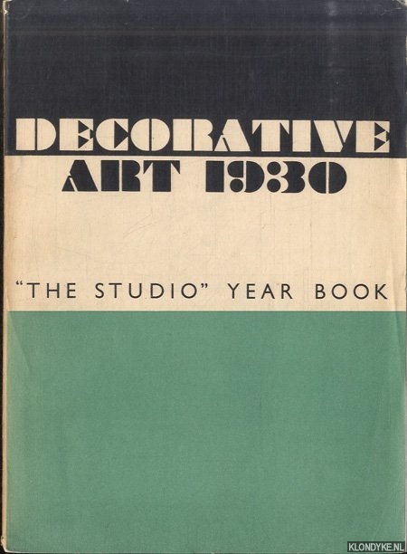 Holme, C. Geoffrey & S.B. Wainwright - Decorative art 1930. 