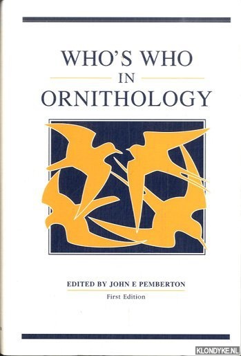 Pemberton, John E. - Who's Who in Ornithology