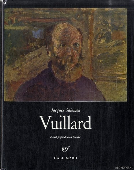 Rewald, John (avant-propos) - Jacques Salomon Vuillard