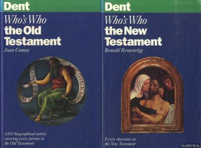 Comay, Joan & Ronald Brownrigg - Whos Who: the Old testament & Who's Who: the New Testament (2 volumes)