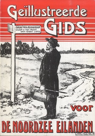 Diverse auteurts - Geillustreerde gids voor de Noordzee-eilanden. Met 43 platen en 1 kaart.