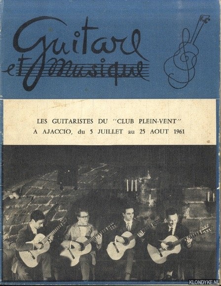 Imbar, Gilbert - e.a. - Guitare. Les guitaristes du Club plein-vent
