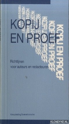 Keijzer, M.S.M. de - Kopij en proef