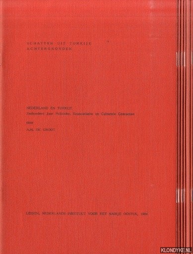 Groot, A.H. de & Ph. Van 't Hooft & J.M. Hemelrijk & J.F. Borghouts & Ph.H.J. Houwink ten Cate & K.R. Veenhof & S. Baykan & J.J. Roodenberg - Schatten uit Turkije. Achtergronden (7 delen, compleet)