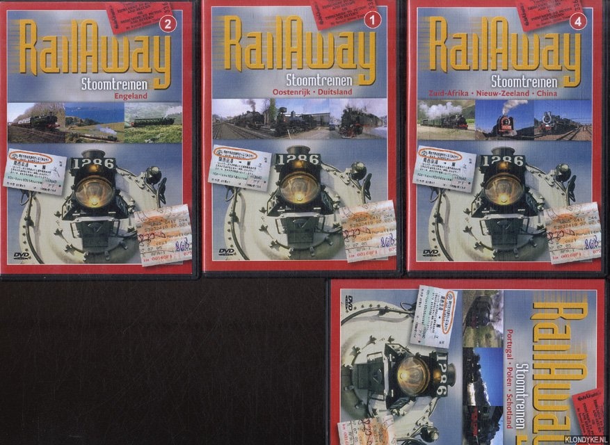 Diverse auteurs - RailAway Stoomreinen (4 delen)