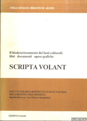 Romagna, Emilia & - Il biodeterioramento dei beni culturali: libri documenti opere grafiche