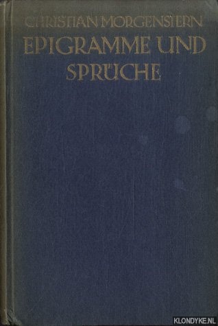 Morgenstern, Christian - Epigramme und Sprche