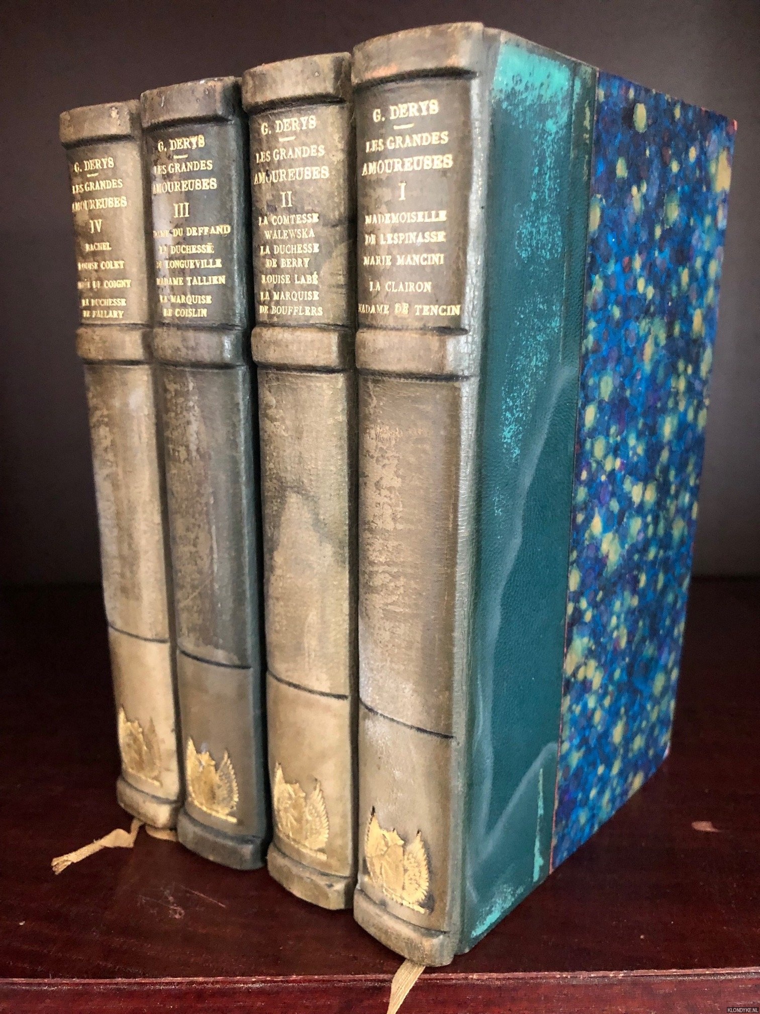 Derys, Gaston - Les Grandes Amoureuses (4 volumes)