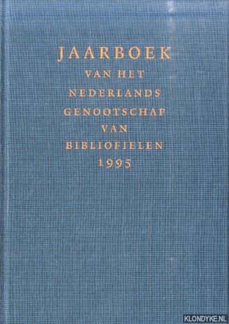 Jaspers, Gerard - e.a. (redactie) - Jaarboek van het Nederlands Genootschap van Bibliofielen 1995
