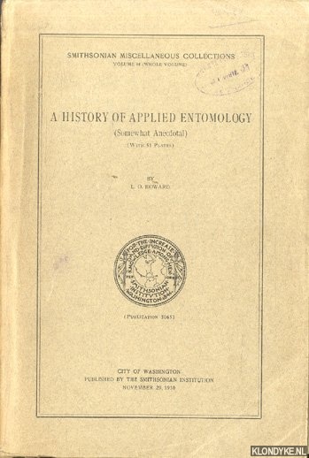 Howard, L.O. - A History of Applied Entomology