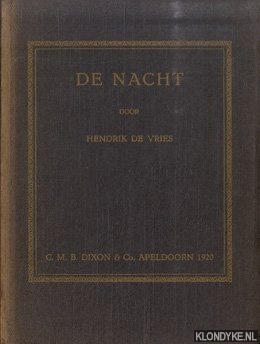 Vries, Hendrik de - De nacht