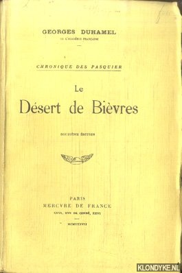 Duhamel, Georges - Le Dsert de Bivres