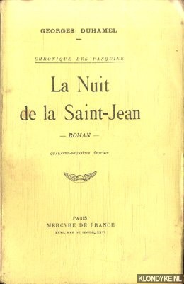 Duhamel, Georges - La Nuit de la Saint-Jean