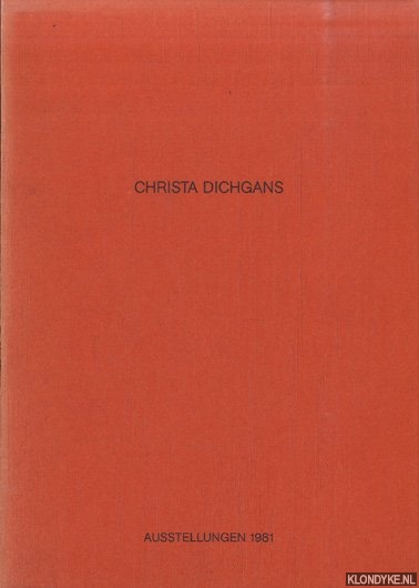 Dorazio, Piero - Christa Dichgans