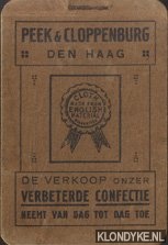 Diverse auteurs - Opschrijfboekje van Peek & Cloppenburg Den Haag