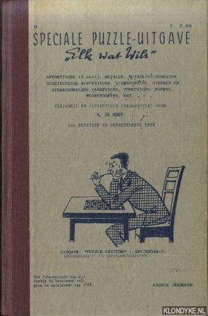 Moor, A. de - Speciale puzzle-uitgave 