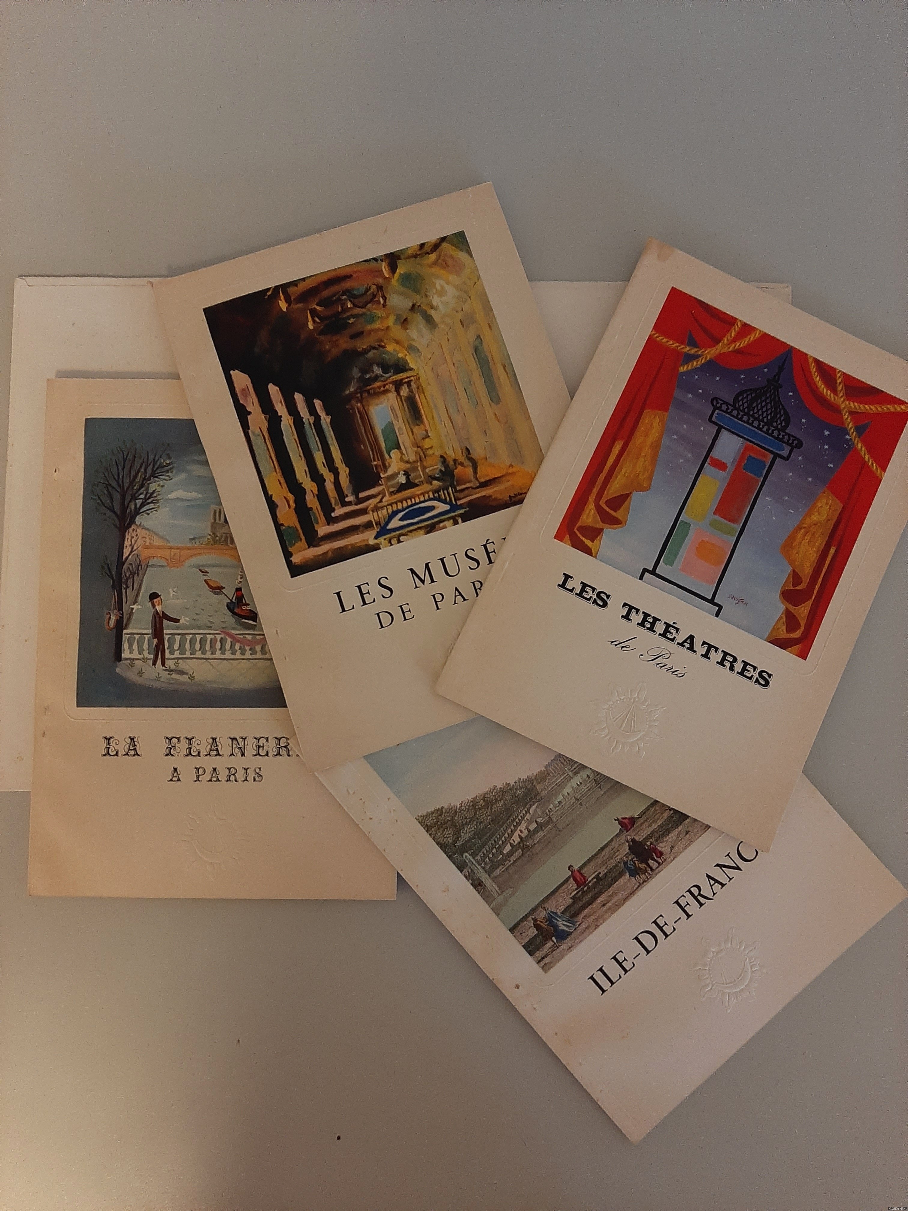 Bauer, Grard & Jacques Wilhelm & Ren Dubois & Lon-Paul Fargue - Paris: Les thatres; Les muses; Ile-de-France; La flanerie