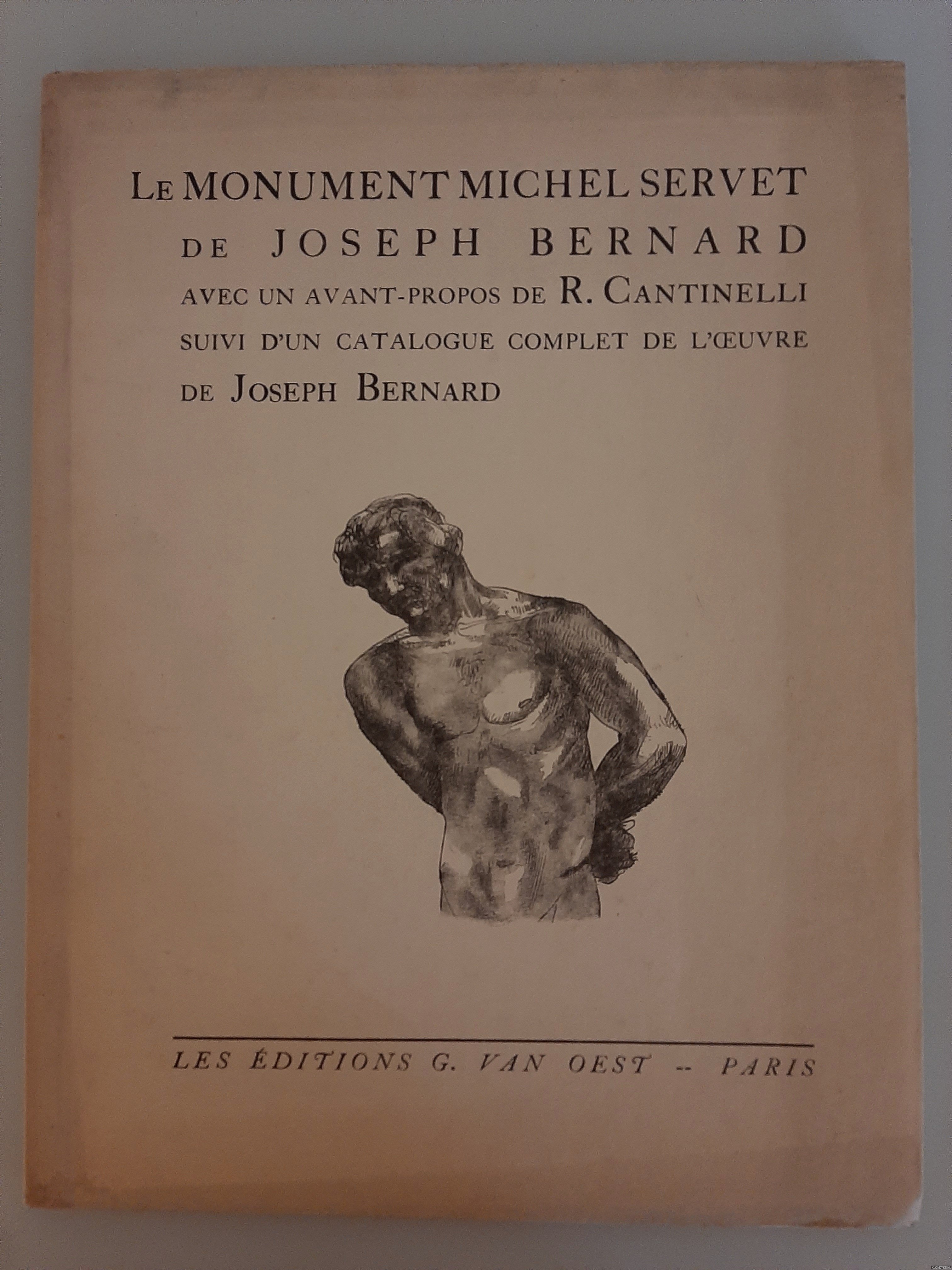Bernard, Joseph - Le monument Michel Servet