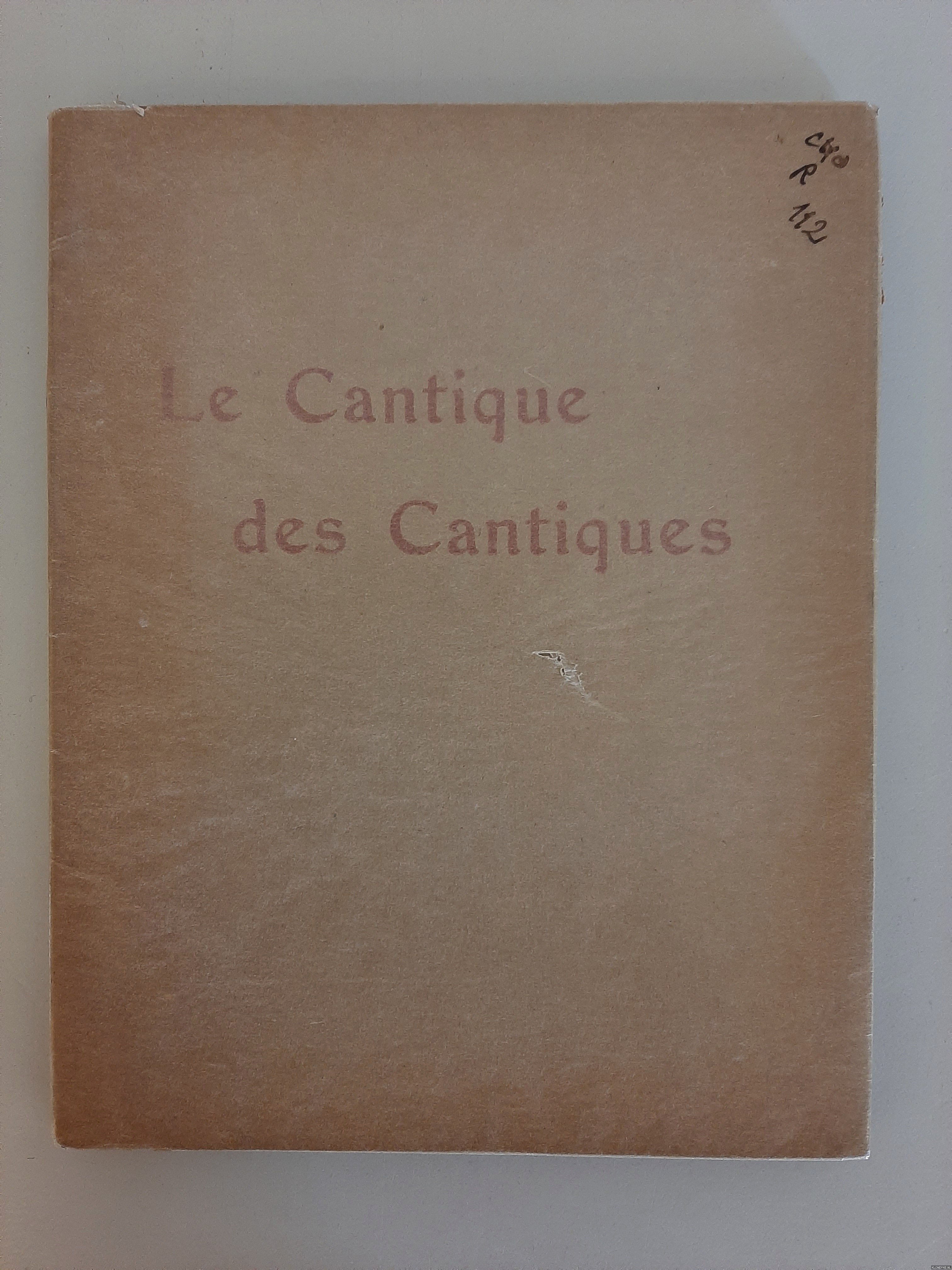 Fontenay (illustrations de) - Le Cantique des Cantiques