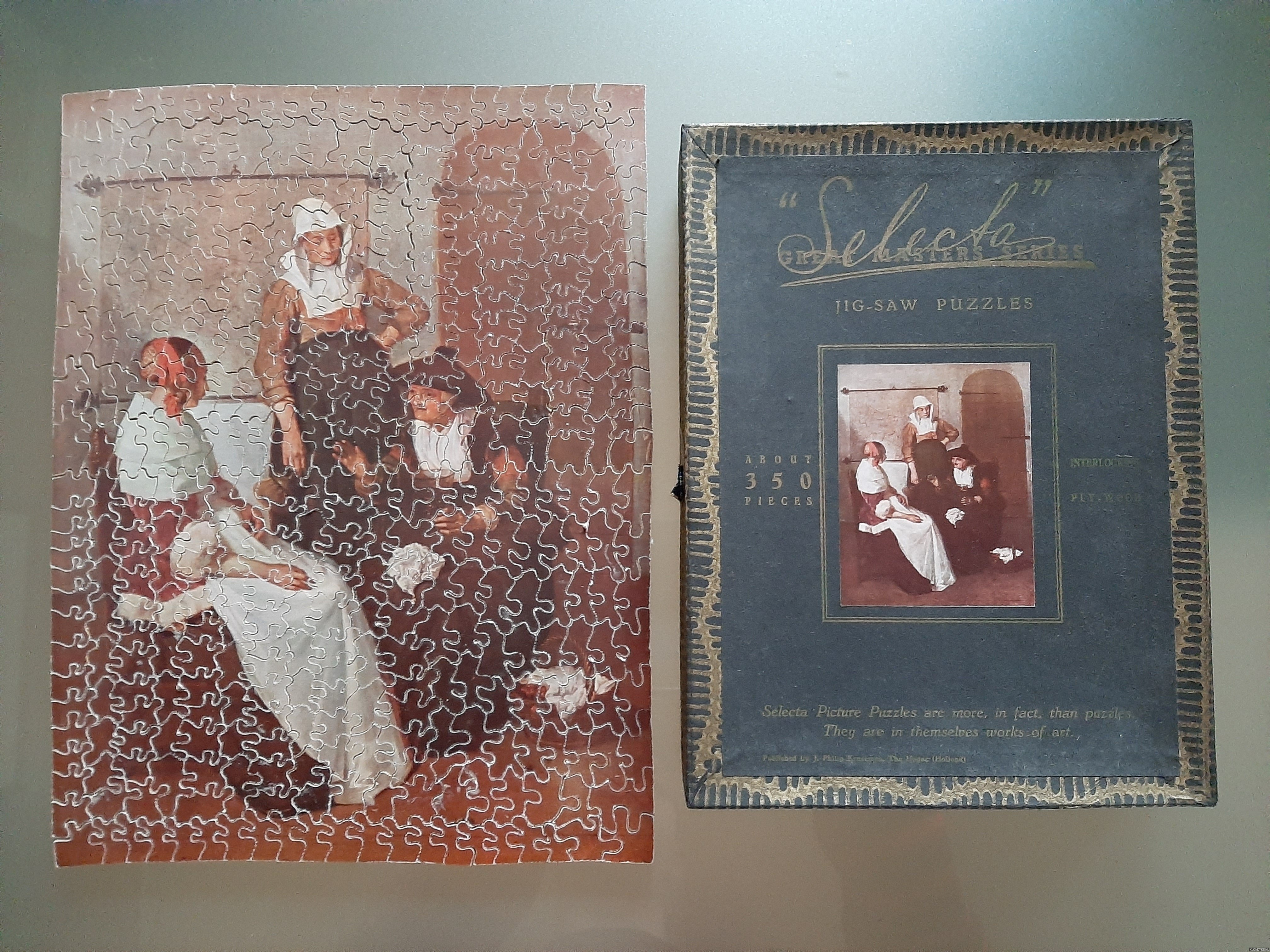 Diverse auteurs - Selecta Jig Saw Puzzles. Great Masters Series. About 350 pieces. Interlocking Ply-Wood