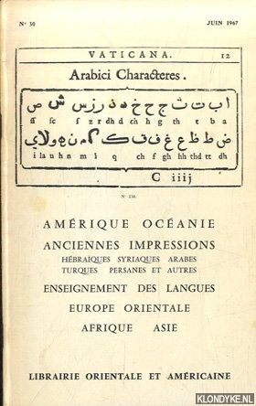 Maisonneuve, G.-P. & Max Besson - No. 30: Amrique, Ocanie, Anciennes impressions: hbraques, syriaques, arabes, turques, persanes et autres; Enseigment des langues, Europe orientale, Afrique, Asie