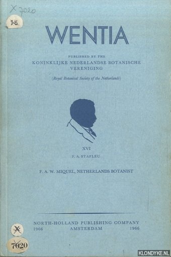 Stafleu, F.A. - F.A.W. Miquel, Netherlands botanist