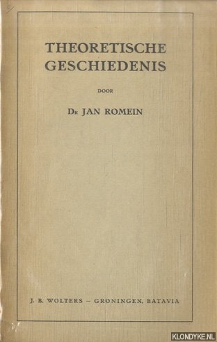 Romein, Jan - Theoretische Geschiedenis. Rede
