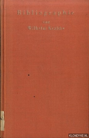 Krabbe, Dr. Wilhelm - Bibliographie. Ein Hilfbuch fr angehende Bibliothekare und Buchhndler