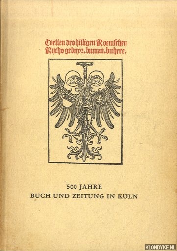 Various - 500 Jahre Buch und Zeitung in Kln