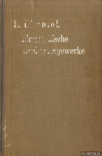 Dimpfel, Rudolf - Biographische Nachschlagewerke. Adelslexika / Wappenbcher. Systematische Zusammenstellung fr Historiker und Genealogen