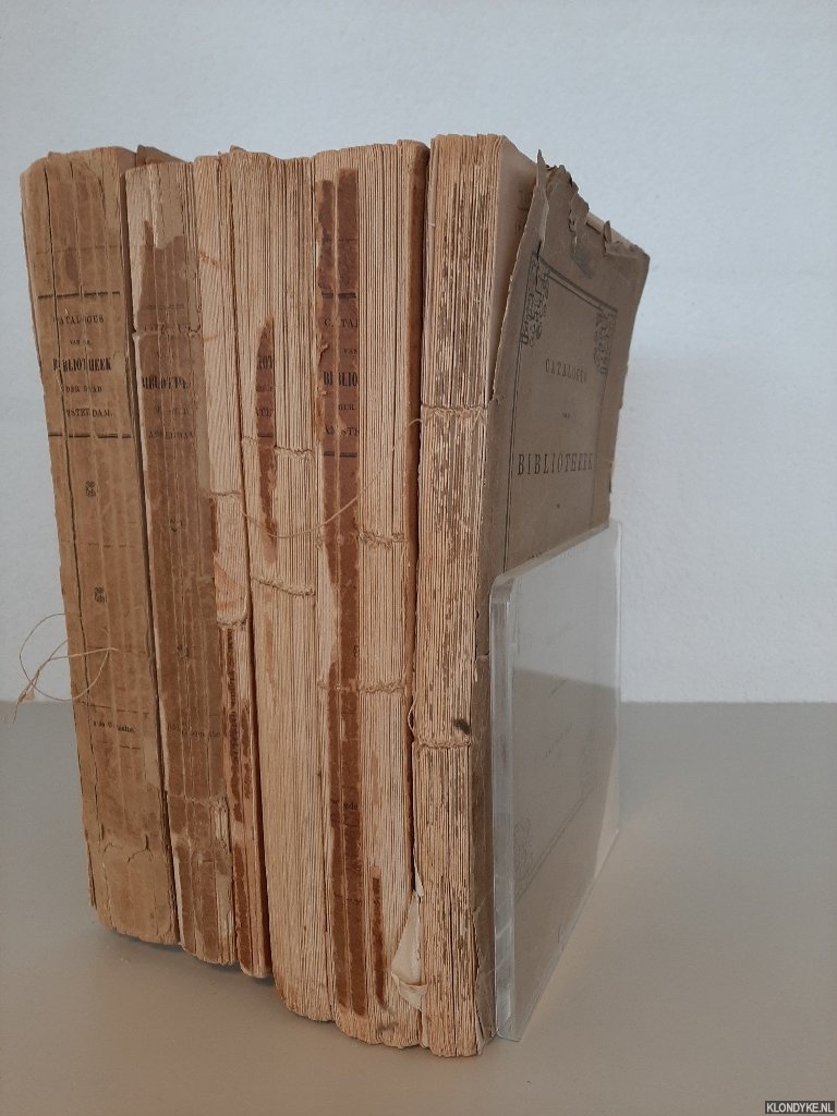 Diverse auteurs - Catalogus van de Bibliotheek der Stad Amsterdam (6 delen)