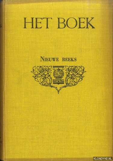 Diverse auteurs - Het Boek. Tweede reeks van het Tijdschift voor Boek- en Bibliotheekwezen - 17e jaargang 1928