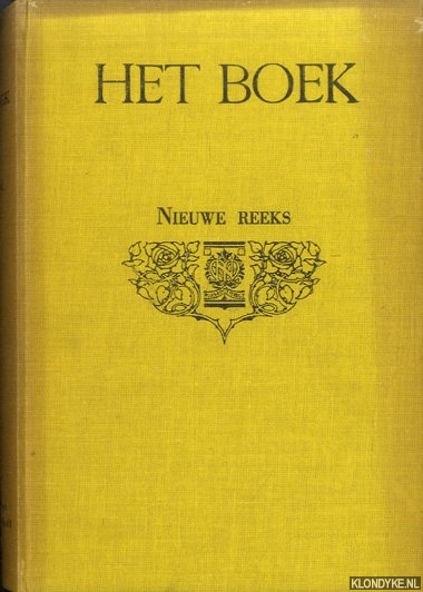 Diverse auteurs - Het Boek. Tweede reeks van het Tijdschift voor Boek- en Bibliotheekwezen - 18e jaargang 1929